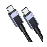 كابل شحن سريع UGREEN USB-C إلى USB-C PD، لون رمادي فضائي، طول 2 متر، قدرة 100 واط، رقم الموديل L512