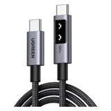 كابل شحن سريع UGREEN Uno USB-C إلى USB-C PD، 5 أمبير كحد أقصى، 1 متر، L509
