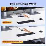 UGreen CM692 HDMI 8K 60Hz KVM Switch 2 In 1 Out With 4 USB Devices
