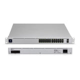 Ubiquiti Professional 24 PoE 24-Port Gigabit Managed PoE Network Switch with SFP+
