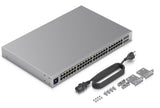 Ubiquiti Standard 48 PoE 48-port, Layer 2 PoE switch with a silent, fanless cooling system