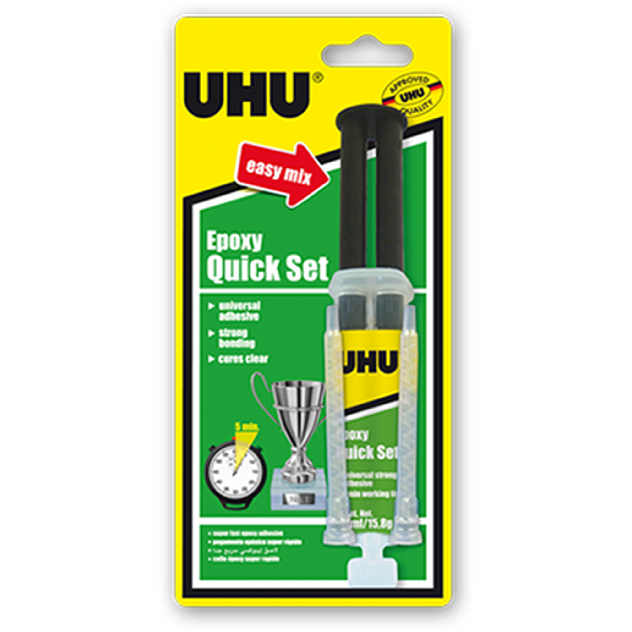 Uhu Epoxy Quick Set-Tapes And Adhesives-UHU-Star Light Kuwait