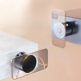 Universal Magnetic Phone Holder, ABS Material, Suction Cup for Mirror and Multi-Surface Mounting
