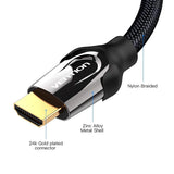 Vention Nylon Braided HDMI Cable Black Metal Edition 15M