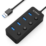 Orico 4 Port Usb3.0 Hub With Micro B Power Port