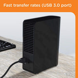 قرص صلب مكتبي WD Elements بسعة 10 تيرابايت ومنفذ USB 3.0