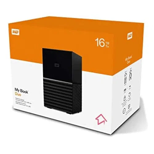 WD My Book Duo 16TB USB 3.0 Desktop Hard Drive - Star Light Kuwait