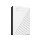 قرص صلب خارجي WD My Passport - سعة 5 تيرابايت / سرعة نقل بيانات تصل إلى 5 جيجابت/ثانية / منفذ USB 3.2 من الجيل الأول / أبيض