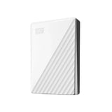قرص صلب خارجي WD My Passport - سعة 5 تيرابايت / سرعة نقل بيانات تصل إلى 5 جيجابت/ثانية / منفذ USB 3.2 من الجيل الأول / أبيض