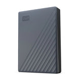 قرص صلب خارجي WD My Passport - سعة 6 تيرابايت / سرعة نقل بيانات تصل إلى 5 جيجابت/ثانية / منفذ USB 3.2 من الجيل الأول / منفذ USB-C / رمادي