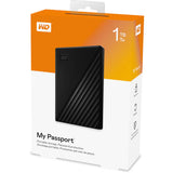 Wd My Passport 1 Tb Portable Hard Drive Usb 3.2 WDBYVG0010BBK-WESN