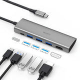 موزع USB-C متعدد الوظائف WIWU ALPHA 5 في 1