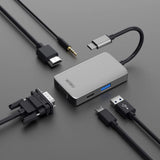 موزع USB-C متعدد الوظائف WIWU ALPHA 5 في 1