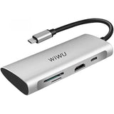 موزع USB-C متعدد الوظائف 7 في 1 من WIWU ALPHA