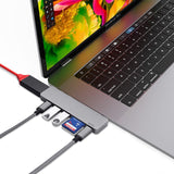 WIWU USB نوع C 7 في 1 USB C HUB