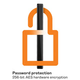 WD My Passport - 2TB / Up to 5Gb/s / USB 3.2 Gen 1 / Black / External Hard Drive