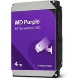 Western Digital Purple 4TB surveillance HDD on a white background