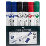 White Board Marker W50 Set Of 6 Chisel Faber Castell-Pens-Faber Castell-Star Light Kuwait