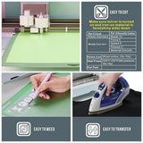 White PU Flex Vinyl Sticker Roll – 50cm x 1m