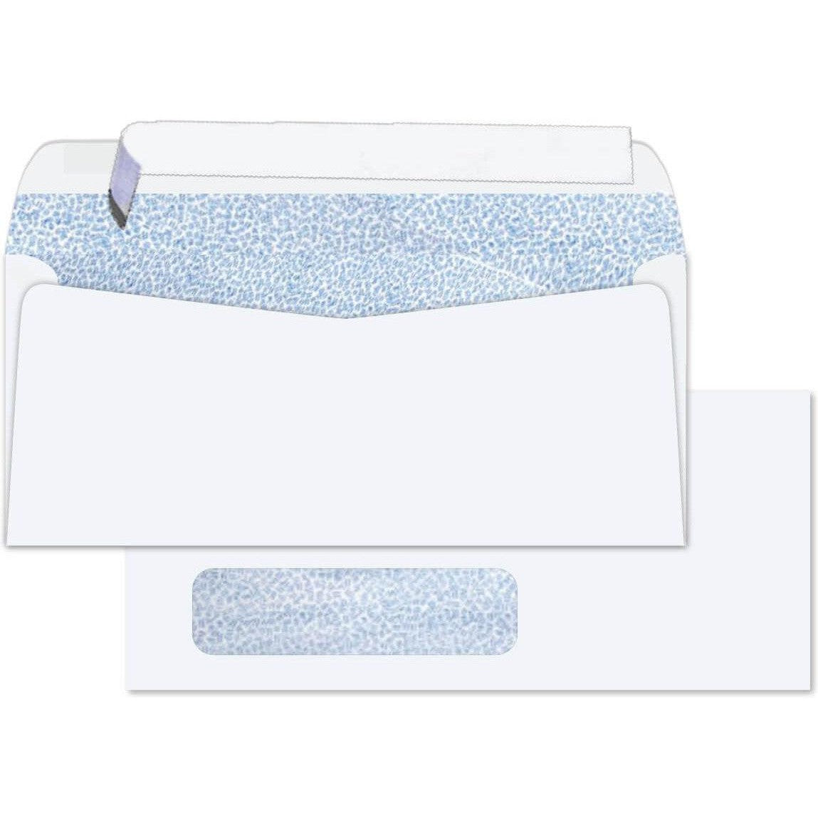 White Window Envelope 115X225Mm Peel & Seal 500Pcs Per Box-Envelopes-Other-Star Light Kuwait