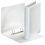 White Presentation Binder 2Ring A4 75mm