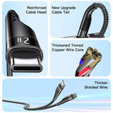 Yesido CA109 Fast Charging Data Cable - 3M / USB / Micro - Black