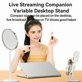 Yesido DH10 Pocket Light Stand – 3-in-1 Folding Phone Holder with Lighting