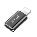 محول Yesido GS03 OTG لأجهزة iPhone - أسود