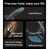 Yesido Liquid Silicone Magnetic Necklace Phone Holder – Soft Poem Layer Comfort Strap