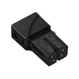 Yesido MC17 Universal Travel Charger - 20W / USB-C / USB-A / Black