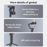 Yesido SF21 3-Axis Auto Face Tracking Gimbal Stabilizer – Built-in Camera / Fill Light/ 2550mAh Battery/ Bluetooth 5.0