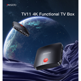 جهاز Yesido TV11 الذكي للتلفزيون 6 في 1 - 4K / USB / HDMI / WiFi / RJ45 - أسود