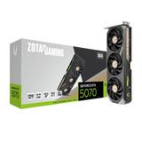 بطاقة رسومات Zotac Gaming GeForce RTX 5070 Solid بسعة 12 جيجابايت، لون أسود
