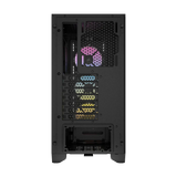هيكل كورسير 3000D RGB زجاج مقوى متوسط ​​الحجم أسود