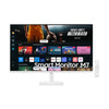 Samsung 4K UHD M70D Smart Monitor - 32.0" 4K UHD / 4ms / HDMI / USB / Blutetooth v5.2 / White - Monitor