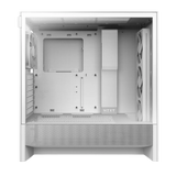 Nzxt H5 Flow Rgb (2024) Compact Mid-Tower Atx Case With Rgb Fans - White