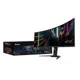 Gigabyte Aorus Co49Dq 49 Inch 144Hz Qd-Oled Dual Qhd Hdmi 2.1 0.03Ms Edge Gaming Monitor Black