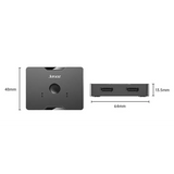 Jasoz T-G147 2-Way HDMI Splitter - 4K@60Hz / Black