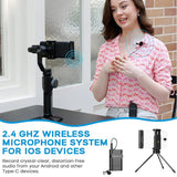 BOYA BY-WM4 Pro-K5 2.4 GHz Wireless Microphone System For Android And Other Type-c Devices (Receiver & Transmitter)