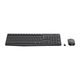 Logitech Mk235 - 2.40Ghz Up To 10M Optical Wi-Fi Arb/Eng Keyboard & Mouse Combo