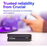 Crucial P310 PCIe Gen4 NVME 2280 M.2 SSD 2TB With HeadSink Read Upto 7100