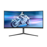 Philips Evnia 34 Inch Wqhd Hdmi 2.0 X 2 Qd Oled Curved Gaming Monitor - Black