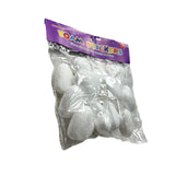 Foam Heart Shaped Solids  White  Size 4.5Cm 4 Pcs