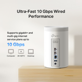 TP-Link Deco BE68 BE14000 Tri-Band Whole Home Mesh WiFi 7 System (10Gbps LAN), 3-Units