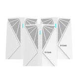 D-Link AX5400 Multi-Gigabit Tri-Band Mesh System Wi-Fi 6E Router (3-PACK) White