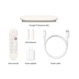 Google TV Streamer 4K with Voice Remote 32GB - Porcelain