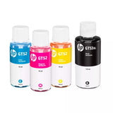 HP GT52 & GT53XL Original Ink Bottles Set – Black, Cyan, Magenta & Yellow
