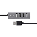 موزع USB من هوكو HB1 – محول USB-A إلى 4 منافذ USB 2.0 للشحن ومزامنة البيانات