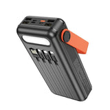 HOCO DB33 Solar Charging Portable Power Bank 30000mAh – Black