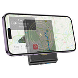 HOCO HW19 Precious magnetic wireless fast charging car holder(air outlet) - Black
